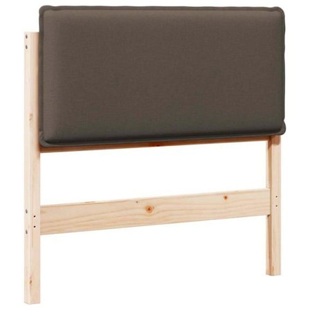 Gavel i massiv furu med stoppning - vidaXL - Naturlig och ljus grå - 90 cm - 95,5x12x84,5 cm - Modern design