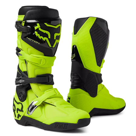 Cizme Motocross FOX Motion Galben Fluo 38