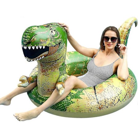 62' Dinosaur Pool Floats, Oppustelige Pool Floaties Svømmeringe Tube Pool Float Sommer Strand Legetøj Til Voksne Og Børn