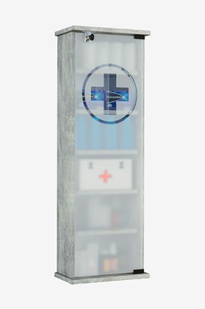 VCM - Medicinskab Gusal Xxl - Grå - Hylder & opbevaring - Fra Homeroom