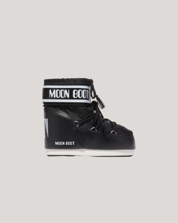 Moon Boot MB ICON LOW NYLON Musta Kengät Tytöt - Kids Brand Store