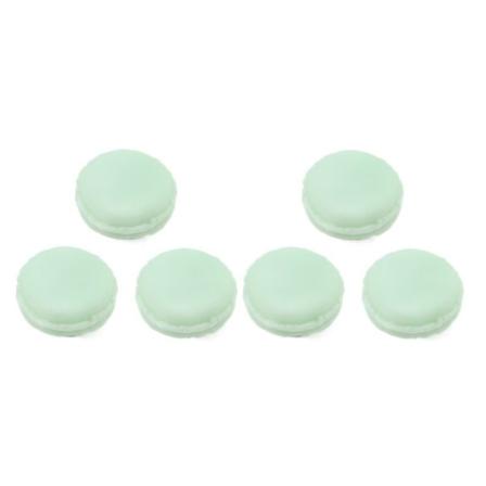 6stk/lot Macarons Oppbevaringsboks Pakkeboks LYS GRØNN light green