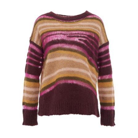 Dondup, Round-neck Knitwear Czerwony, Kobieta, Rozmiar: M