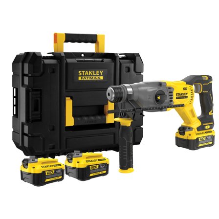 STANLEY SFMCH900M22-QW Borrhammare med batteri och laddare, Maskiner