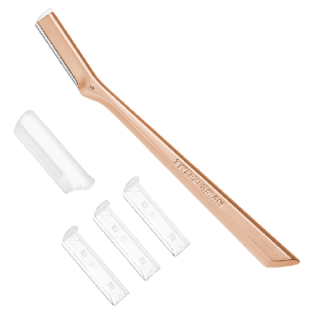 Tweezerman Facial Razor Rose Gold Penslar & svampar Unisex 1 PCS