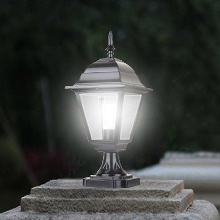 Havelampe Stolpe Lys Traditionelle Moderne Søjlelampe Terrasse