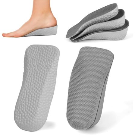 Höjdhöjande sulor, Höjdökande häl-sulor, Osynlig andningsbar häl-sula, Hälsporre Kalkaneus Akillessena för män och kvinnor