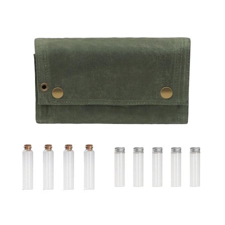 Sæt med krydderiflasker og poser til udendørs camping, bærbar picnic-krydderiflasker, opbevaringspose, krydderier