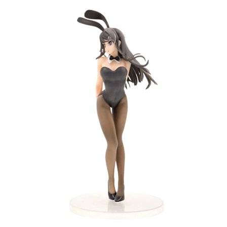 Sakurajima Mai Figur - Glat Overflade Fødselsdagsgave PVC Rascal Does Not Dream Of Bunny Girl Anime Figur til Sjov