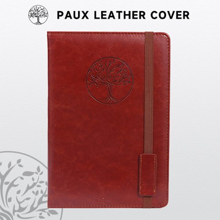 Linjert Journal Notatbok For Kvinner Menn, 100 Sider A5 Hardback Lærjournaler For Skriving, Reise Brun