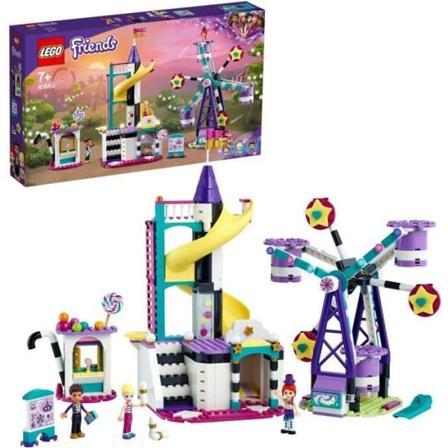 LEGO 41689 Friends Det magiska pariserhjulet och rutschkanan, nöjespark, nöjespark med minidockor Flerfärgad