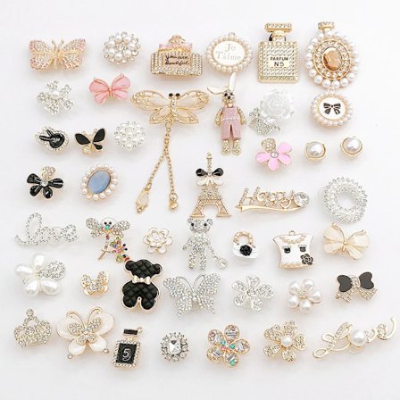 20 stk. DIY tilbehør, Crocs sko spænde sæt, aftagelige sko blomster dekorationer til piger/drenge/kvinder/teenagere/børn fest/påske