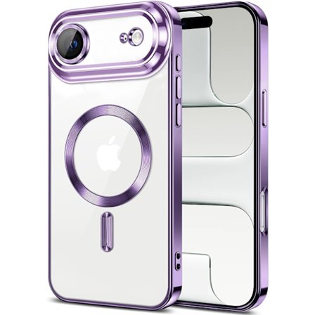 iPhone Air Kuori – Metallinen Kuori Magneettisella Yhteensopivuudella, Ohut Muotoilu - Lila