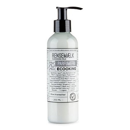ECOOKING Rensemælk Parfumefri 200 ml, Skincare, Renseprodukter, Rens & Vask