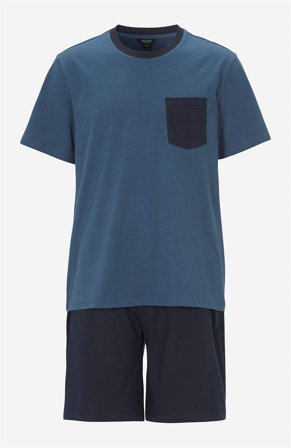 Cellbes of Sweden - Pyjamasset med t-shirt och shorts - blå - för herrar - 7XL
