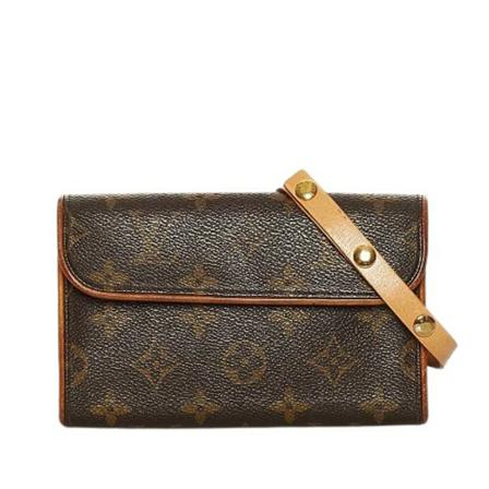 Louis Vuitton Vintage, Pre-owned Canvas louis-vuitton-bags Bruin, Dames, Maat:ONE Size