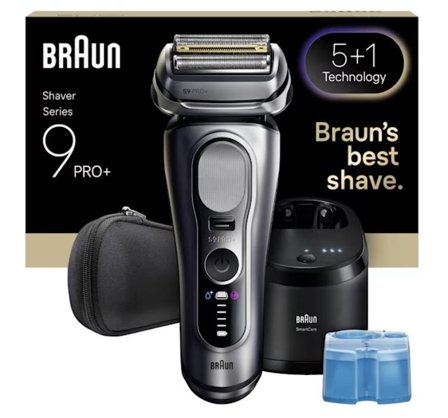 Braun Series 9 Pro+ 9667CC Folienschaber Trimmer Silber