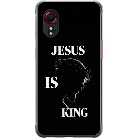 Yhteensopiva Puhelinkuori Samsung Galaxy Xcover 5 Värikkäitä kawaii-hahmoja pinottuna pystysuunnassa violetilla taustalla, pehmeillä muodoilla ja leik