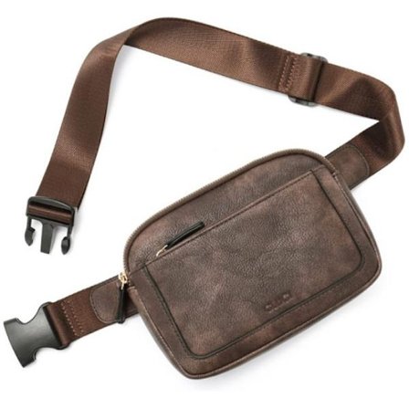 Midjeväska Mini, Crossbody-väska Justerbar Axelrem - Lera Färg