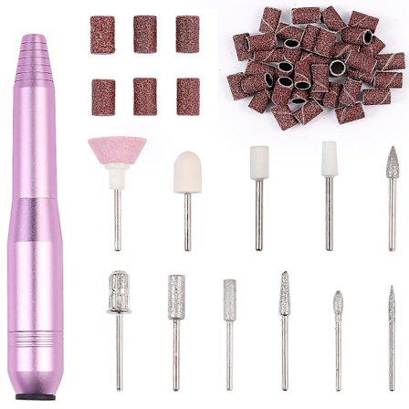 Elektrisk negleboremaskine 11 i 1 sæt, bærbar elektrisk neglefil