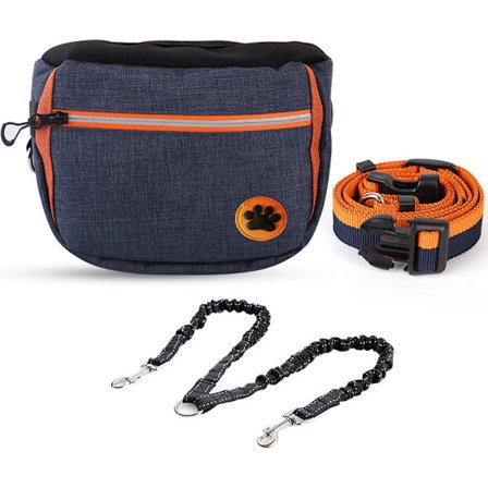 ING Hundgodisväska - förvaringsväska för godis, hundträningsväska - blå