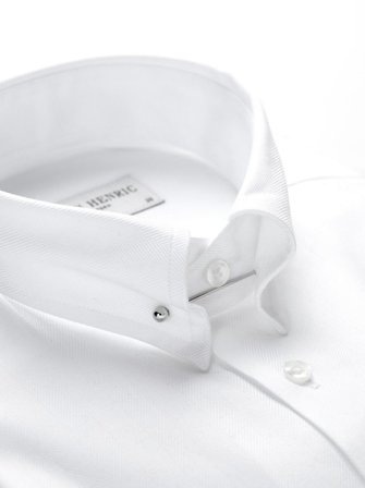 John Henric Men's Silberne Kragennadel rund Size Onesize