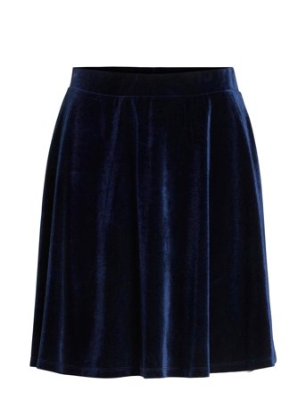 Vila | Vikatja Hw Short Velvet Skirt/Ka | XS