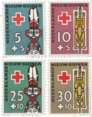 Hollandsk Ny Guinea 1958 - NVPH 49-52 - Postfrisk