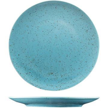 Tallrik flat Lilien Lifestyle Arctic Blue