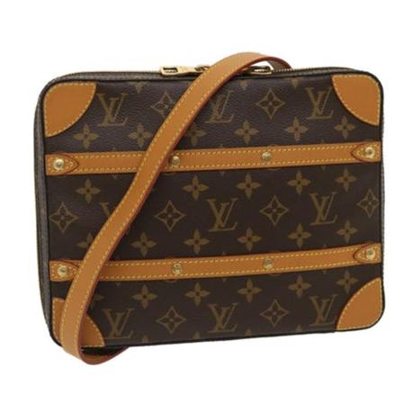 Louis Vuitton Vintage Pre-owned Messenger , Bruin , Dames , Maat: ONE Size Vintage Tassen