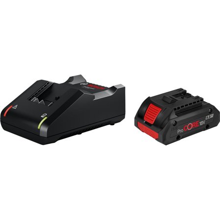 Bosch GAL 18V-40 + 4,0Ah ProCORE Laddpaket, Batterier & laddare
