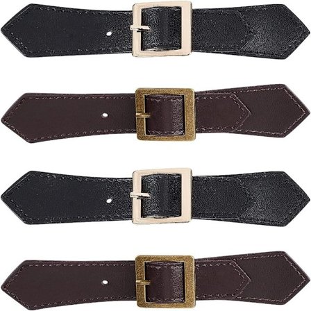 6stk PU-skinn-snap Toggle Leather Clasp Festeners Replacement