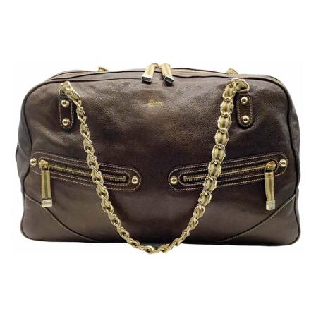 Gucci Vintage, Pre-owned Shoulder Bag Bruin, Dames, Maat:ONE Size,voering