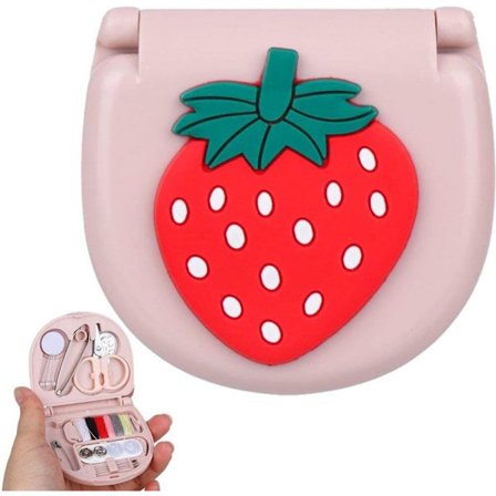 Mini ompelulaatikko Söpö ja käytännöllinen pieni neulapussi Pieni neulapussi Kotiompelutyökalu Monitoiminen ompelutarvike