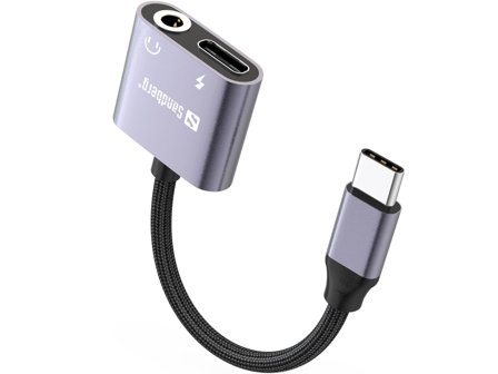 Sandberg USB-C Audio Adapter PD65W