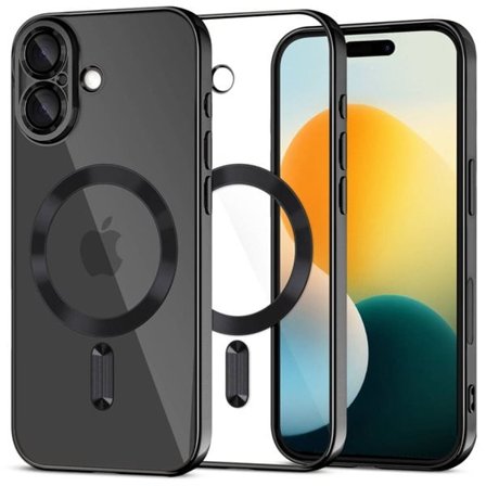 Tech-Protect MagFlex MagSafe-fodral för iPhone 17 - Klar svart