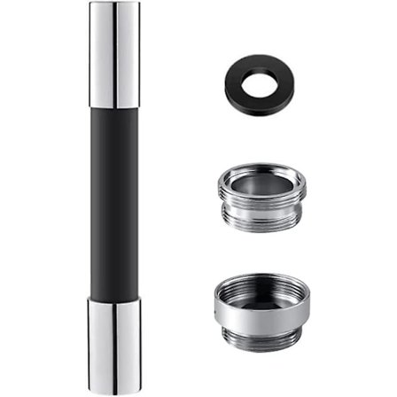 20 cm tvättställsblandare anslutningsslang flexibel köksblandare förlängning - set med 1