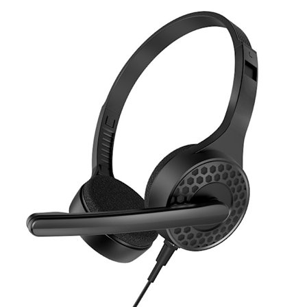 Hjässbygel Hörlurar med Mikrofon Stereo Brusreducerande Headset