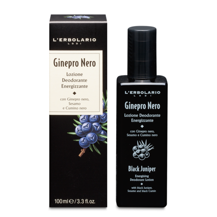 L'Erbolario Ginepro Nero Lozione Deodorante Energizzante Corpo