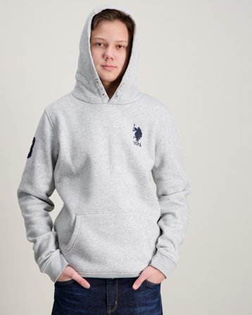 U.S. Polo Assn. Player 3 BB Hoodie Grau Hoodies/Kapuzenpullover Jungen - Kids Brand Store