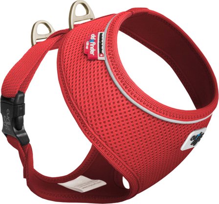Curli Basic Harness Air-Mesh M Dog Harnesses & Dog Collars Red M