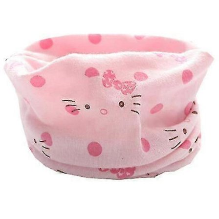 Forår/efterår/vinter Bufandas Bomuld Lic Baby Dejlig O Ring Halstørklæde pink kat