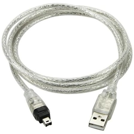 USB AM till 4P 1394 Punkt IEEE1394 FireWire-kabel USB till 4P DV-kamerakabel