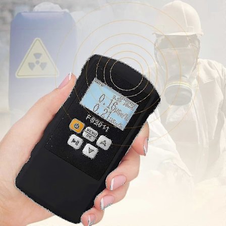 Professionell Nukleär Strålningsdetektor - Geiger-Mätare Dosalarm Enhet Med LCD-Skärm, Personlig Strålningsdetektor, Portabel Dosimeter Monitor
