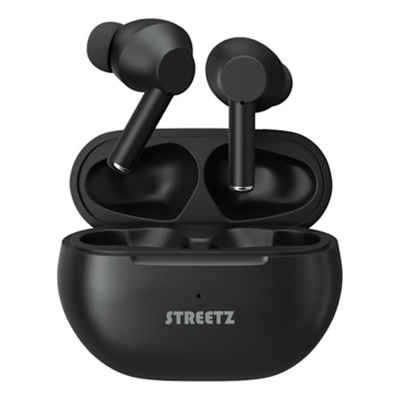 STREETZ True Wireless Stereo, in-ear, mattsvart