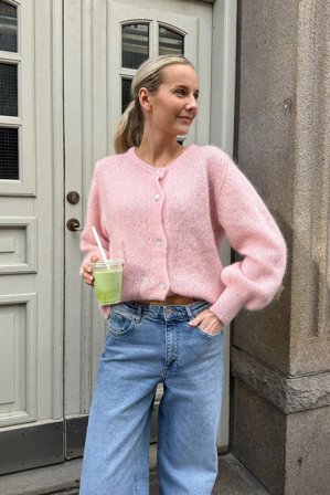 IdaIC Cardigan Light Pink S/M