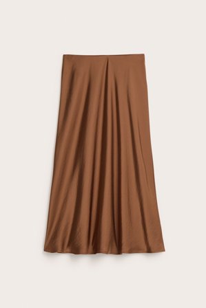 Kappahl | Satinkjol Brun L | Brun