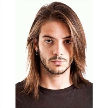 Kort rakt herrhår Rosnät Kemisk fiber Huvudbonad - Brun