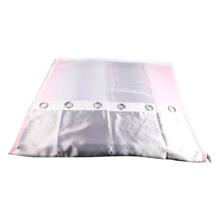 Dubbla Lager Mörkläggningsgardiner för Hem Balkong Vardagsrum Grå 100x130cm