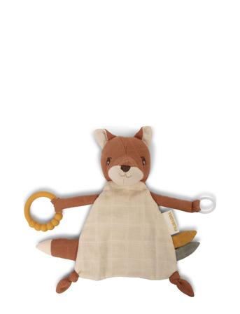 Comfort Blanket With Teether - Freya The Fox Filibabba Beige